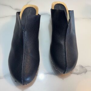 Kelsi Dagger Jhett Leather Clogs Black Women’s Size 8.5 (39)